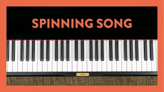 How to Play quotSpinning Songquot  Hoffman Academy Piano Lesson 66 [upl. by Aeel27]