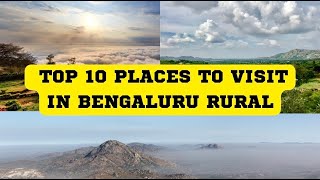 Top 10 tourist places to visit in Bengaluru  Bangalore Rural district Karnataka  India  English [upl. by Marbut931]