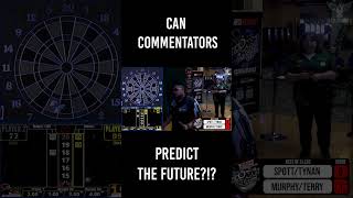 CAN COMMENTATORS PREDICT THE FUTURE usadarts darts funny [upl. by Htez]