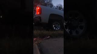 2008 chevy silverado 1500 startuprevs with aftermarket exhaust [upl. by Yar]