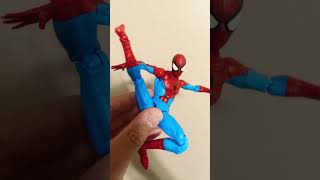 Posing Mafex SpiderManspiderman peterparker actionfigures marvel spidermancomics spiderman2 [upl. by Marlon905]