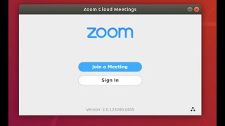 Instalacão do Zoom no Linux Ubuntu 2004 LTS [upl. by Nauqal675]