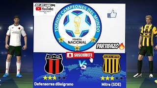 DefDe Belgrano vs mitreSDEPrimera nacional Paetidazo🔥 [upl. by Cher398]