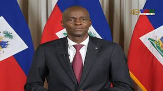 DISKOU PREZIDAN JOVENEL MOISE APRE 7 JOU MANIFESTASYON AN AYITI [upl. by Wernsman813]