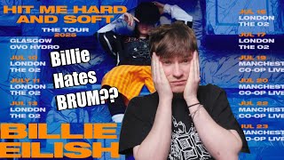 Billie Eilish SKIPS The Midlands  Hit Me Hard And Soft UK Tour Reaction [upl. by Edyaj314]