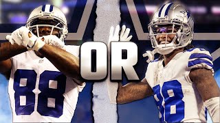 Which Cowboys LEGEND is the Better Receiver CeeDee Lamb vs Dez Bryant [upl. by Brotherson]