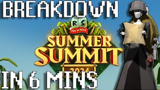 Summer Summit Summary 2024  Leagues 5 Varlamore World Boss  Quick Recap [upl. by Auhsaj]