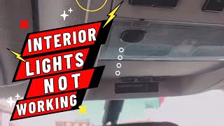 Chevy Tahoe Interior Lights not working Interior light wont turn on when open the door [upl. by Bonnes]