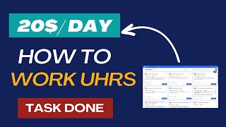 How to Work on Clickworker uhrs 2024 From UHRS login to Task done   Clickworker  earn with tech [upl. by Eirrod449]