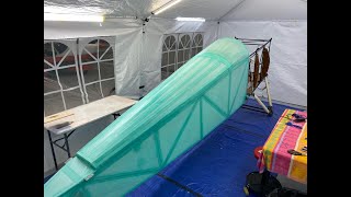 Covering My FullSize Sopwith Camel Aircraft in Fabric with Stewart System  Getting Ready for Paint [upl. by Remark]