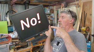 Why you should NOT Scrap out a Modern LCD Flat Screen Monitor for Scrap Metal Value Ewaste Recycle [upl. by Palestine929]