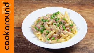 Penne con piselli prosciutto e formaggio [upl. by Webb]