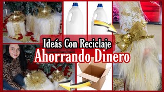 RECICLA Y CREA PARA NAVIDAD manualidades 2024 [upl. by Apurk606]