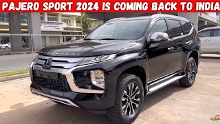 2024 MITSUBISHI PAJERO SPORT is COMING BACK to INDIA  BETTER THAN  FORTUNER  ENDEAVOUR pajero [upl. by Kondon]