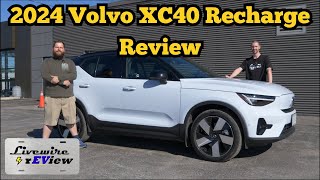 2024 Volvo XC40 Recharge Review [upl. by Conners]