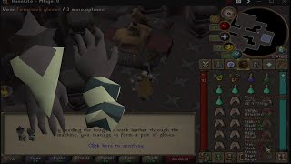 How to Make Ferocious Gloves in OSRS [upl. by Halda]