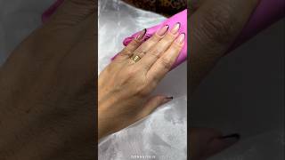 Long Almond French Nails Done Vlog nails shorts [upl. by Anawak]