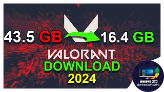 VALORANT Highly Compressed  Patch 803  A to Z Installation Guide 👍😍 [upl. by Ahsekan]