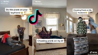 Cheating prank TikTok compilations [upl. by Norwood]