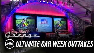 Jays Ultimate Car Week The Outtakes  Jay Lenos Garage [upl. by Aerdnas40]