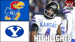 Kansas Jayhawks vs BYU Cougars  Full Game Highlights  ESPN College Football [upl. by Jacki]