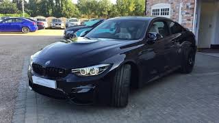 BMW 4 SERIES M4 COMPETITION FOR SALE IN BMW INDIVIDUAL AZURITE BLACK METALLIC [upl. by Sibell]