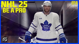 NHL 25 Be A Pro  OUR REAL FIRST NHL GAME Ep8 [upl. by Chadbourne]