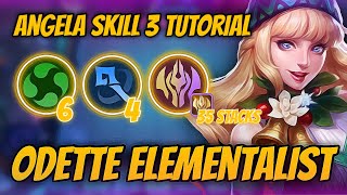 HOW TO USE ANGELA SKILL 3 AND STRONGEST COMBO  MAGIC CHESS MLBB [upl. by Shulem337]