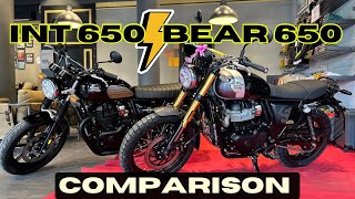 Bear 650 vs Interceptor 650  Which one is better [upl. by Uchish425]