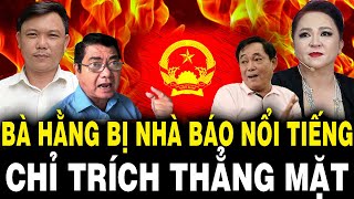 Bà Hằng Bị Nhà Báo NỔI TIẾNG Chỉ Trích THẲNG MẶT ‘Đừng Làm Từ Thiện Rồi Kể Ơn Nghĩa’ [upl. by Anairotciv]