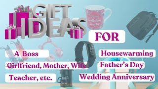 100 UNIQUE GIFT IDEAS FOR HUSBAND WIFE HOUSEWARMING TEACHERS BOSS GIRLFRIEND ETC [upl. by Leamhsi167]