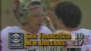 Refs 2 Blown Calls Cost Saints Against 49ers Oct 8 1989 [upl. by Orr]