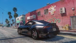 How to improve GTA 5 graphics using free ENB and NaturalVision Evolved Graphics Showcase [upl. by Airekahs]