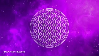 396Hz Violet Flame amp Flower of Life  Destroy Unconscious Blockages amp Negativity Meditation Reiki [upl. by Greenquist]