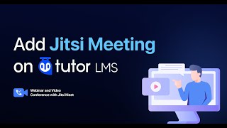 How to integrate Jitsi Meet with Tutor LMS  Jitsi Meet LMS Integration [upl. by Meenen678]