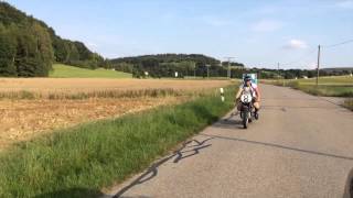 Kapelle Menzl Trommelbazi mit der BMW zur Brass Wiesn und dann Gäubodenfest Straubing [upl. by Auguste]