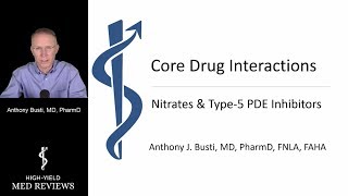 Drug Interactions  Nitrates amp PDE5 Inhibitors  by Dr Busti [upl. by Yenar]