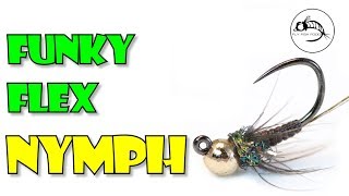 Fly Tying Tutorial The Funky Flex Nymph [upl. by Helyn]