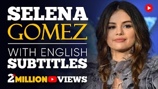 ENGLISH SPEECH  SELENA GOMEZ Trust Yourself English Subtitles [upl. by Nnylsoj]