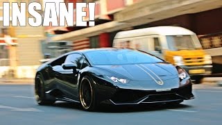 Lamborghini Huracan CRAZY Accelerations On The Streets [upl. by Hayilaa]