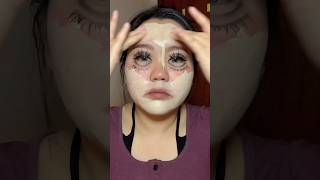 A quick and easy way to do light makeup funny food makeupartist makeuptutorial mahadev [upl. by Neoma806]