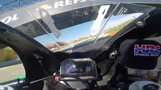 Testing Lap with ProRide CBR1000RR 2018  Circuit de Catalunya 1501 [upl. by Cathe113]