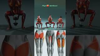 try this hips exercise 🧕🥰 workout fitness exercise weightloss ytshort bodyfitness hipworkout [upl. by Nanji984]