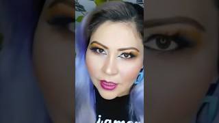 Maquillaje colorido 😍 makeup maquicienta parati maquillage tutorial [upl. by Luo602]