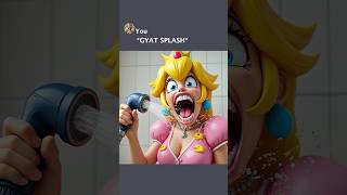 Princess Peach’s SPECIAL Toothbrush memes mario sonic [upl. by Yrehcaz833]