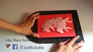 Parchment Craft Paper  Pergamano  Part 2 Of 2  Sketching  Cutting  CraftReliable [upl. by Mcfarland]