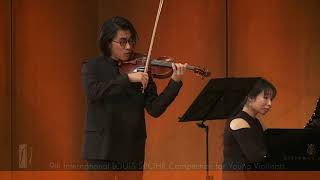 SPOHR Violin Competition Taichi Miyamoto plays works from Mozart and Ravel [upl. by Teiv]