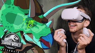 THESE DINOS ARE SUS  Jurassic World Aftermath VR Oculus Quest 2 DLC  Ep2 [upl. by Aynwad]