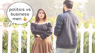 Politics vs businessman 👍prank  vivek golden [upl. by Ygief]