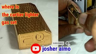 how to set cartier gas lighter made in paris [upl. by Chatterjee514]